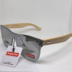 Superior Bamboo Unisex Wood Sunglasses